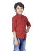 LINEN BLEND BTN DOWN F/S SHIRT