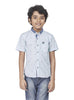 STRIPER AOP PALM TREE MANDARIN H/S SHIRT
