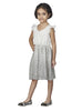 AOP POLKA/ DRESS WITH FLUTTER SLV