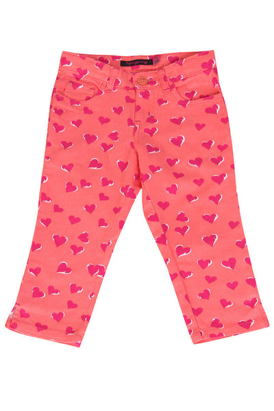 AOP HEART CORAL CAPRI
