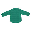 CHINESE COLLAR WITH HALF PLKT 3/4TH ROLL UP SLV SHIRT