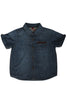AOP POLKA DENIM H/S SHIRT