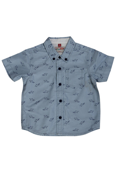 AOP SHARK H/S SHIRT