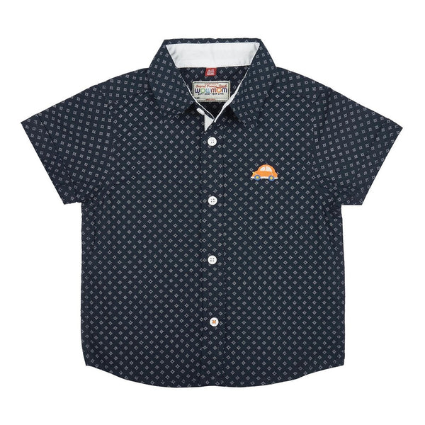 AOP POLKA SQUARE H/S SHIRT