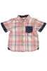 BIG CHECKS PINK H/S SHIRT