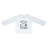 BABY KNIT SET BOYS STRIPER+AOP FRONT OPEN S/S WITH SHORTS