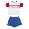 BABY KNIT SET BOYS URBAN DANCE FRONT OPEN F/S WITH PAJAMA