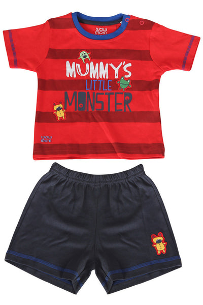 BOYS KNIT SET MUMMYS MONSTER