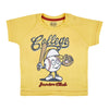 KNIT/DENIM SET BOYS COLLEGE R/N RAGLAN S/S WITH SHORTS
