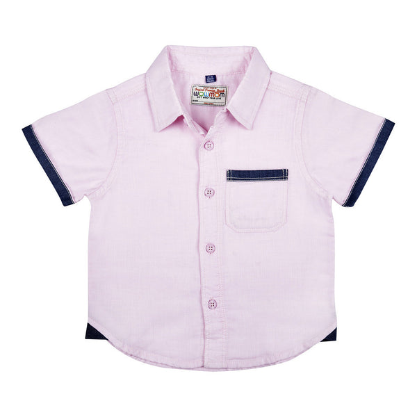 PASTEL DOUBLE CLOTH H/S SHIRT