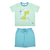 DINOSAUR BOYS KNIT SET H/S WITH SHORTS