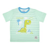 DINOSAUR BOYS KNIT SET H/S WITH SHORTS