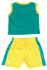 AFRICA SAFARI BOYS KNIT SET S/L WITH SHORTS