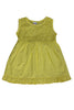 AOP POLKA WITH LACE  SLV LESS FROCK