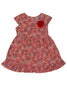 AOP DANDELIONS WITH FLUTTER SLV FROCK