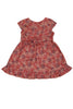 AOP DANDELIONS WITH FLUTTER SLV FROCK