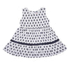AOP NAVY LEAF MOTIF