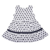 AOP NAVY LEAF MOTIF