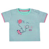 BABY KNIT SET GIRLS BORN IN FRONT OPEN S/S WITH SHORTS