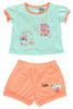 BABY KNIT SET GIRLS BUNNY FRONT OPEN F/S WITH PAJAMA