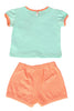 BABY KNIT SET GIRLS BUNNY FRONT OPEN F/S WITH PAJAMA