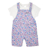 AOP FLORAL HALF DUNGREE WITH TEE