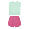 I LOVE CARROT GIRLS KNIT SET CAP SLV WITH SHORTS