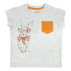 I LOVE CARROT GIRLS KNIT SET CAP SLV WITH SHORTS