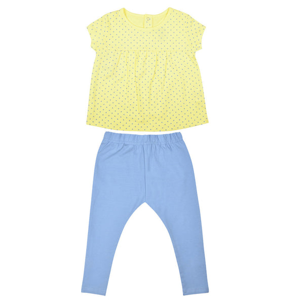 AOP STAR GIRLS KNIT SET CAP SLV WITH LEGGING