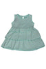 AOP HEART LAYERED S/L DRESS