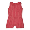 AOP POLKA SLV LESS JUMPSUIT