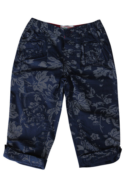 AOP FLORAL  TURN UP PANT